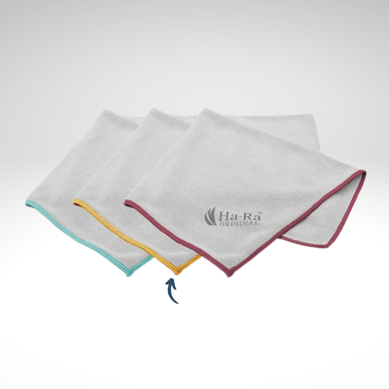 Ha-Ra Star Doek Antraciet-Saffraangeel