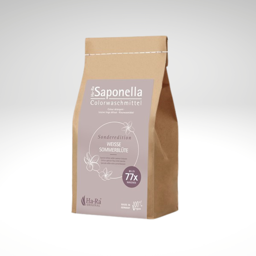 Saponella Kleur Wasmiddel Witte Zomerbloesem 1,7kg